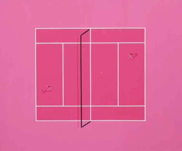 Giant Fake Wimbledon Barbie Edition